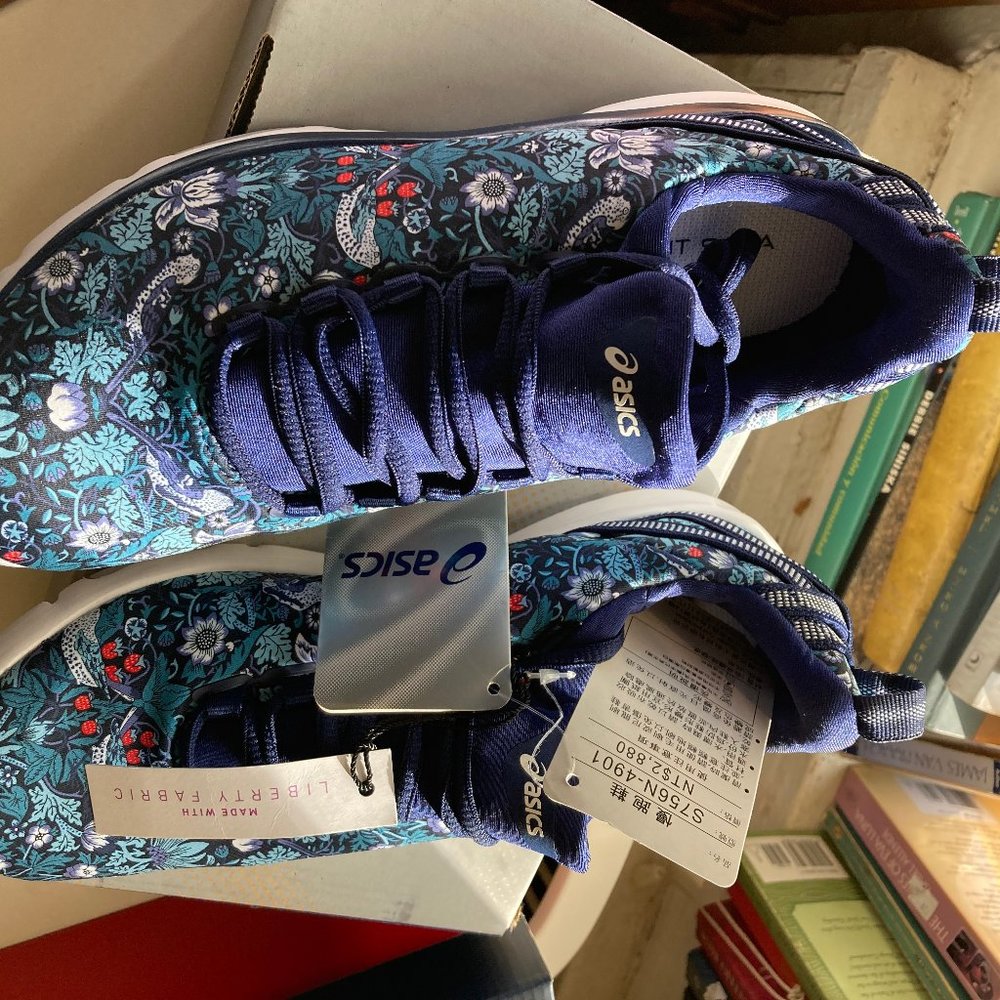 ASICS (rare) GEL FIT SANA SE blue, slip on sneakers size 7 - Picture 6 of 9